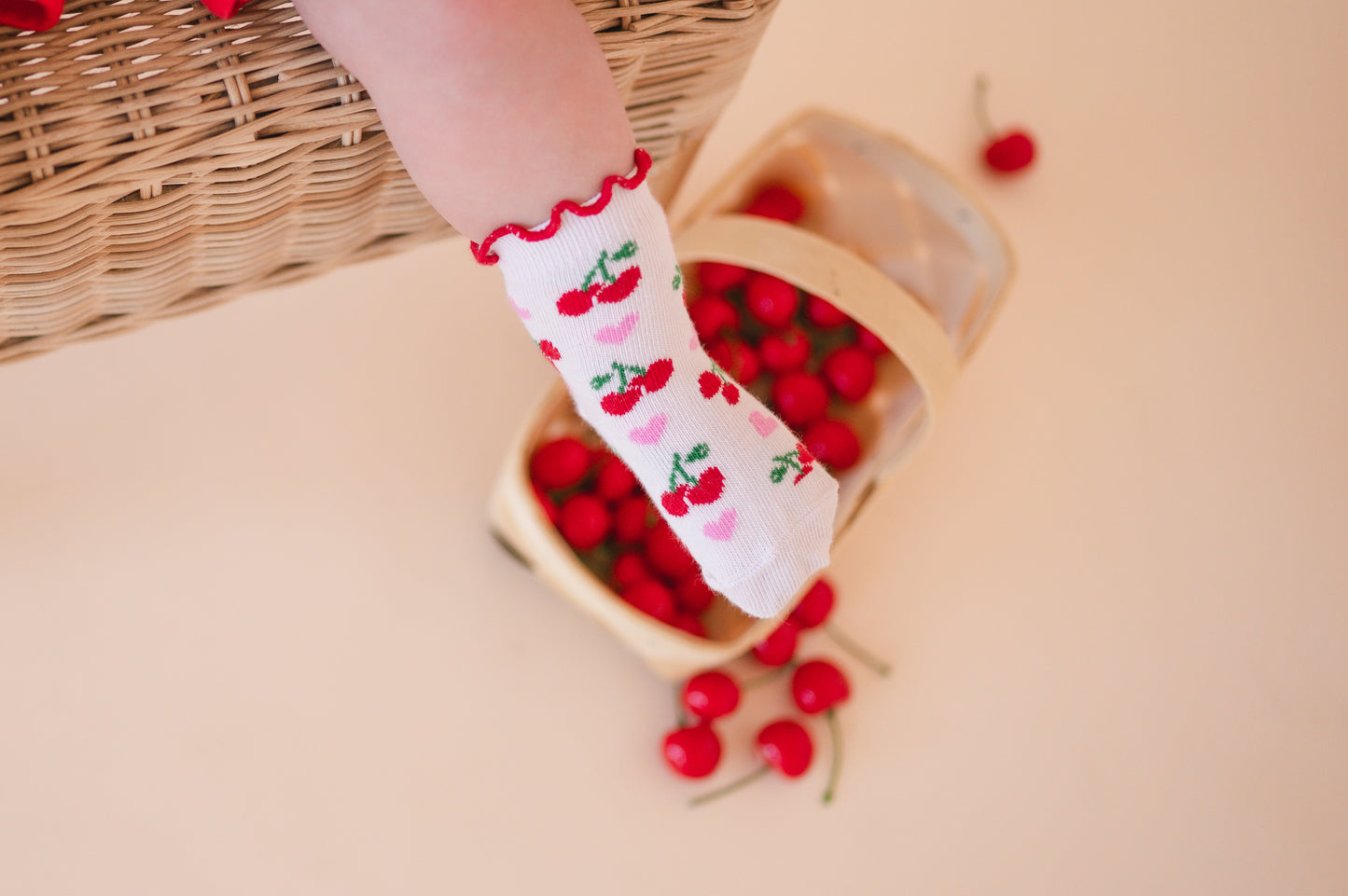 Sweet Cherry Sock