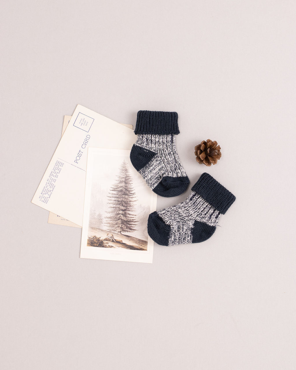 Chunky Knit Socks Children: Navy (*FINAL SALE*)