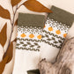 Vintage Pumpkin Knee High Sock