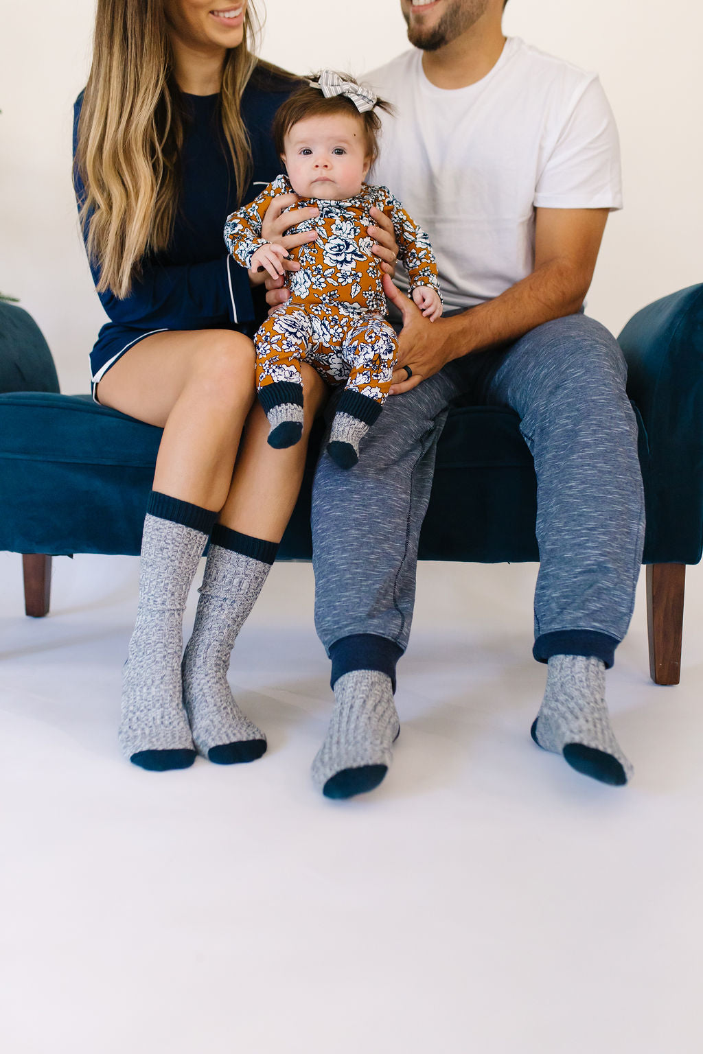 Chunky Knit Socks Children: Navy (*FINAL SALE*)